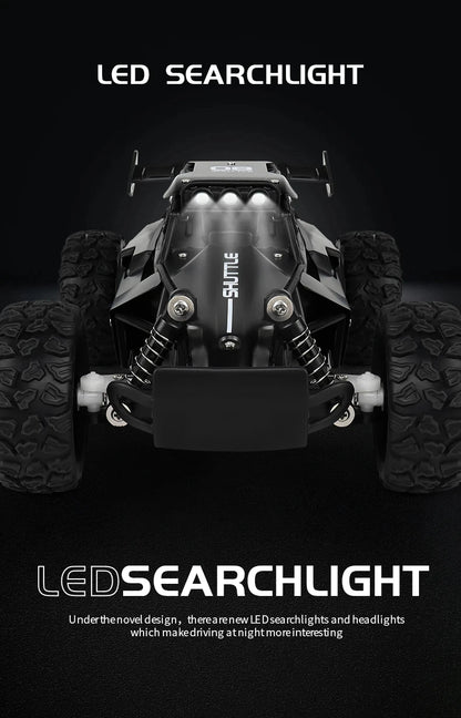 Remote Control Car RC Drift Racing 1:16 Vehicle Off Road Alloy 2.4G Radio High-Speed Trucks With LED Light Climbing Gift Kid Toy