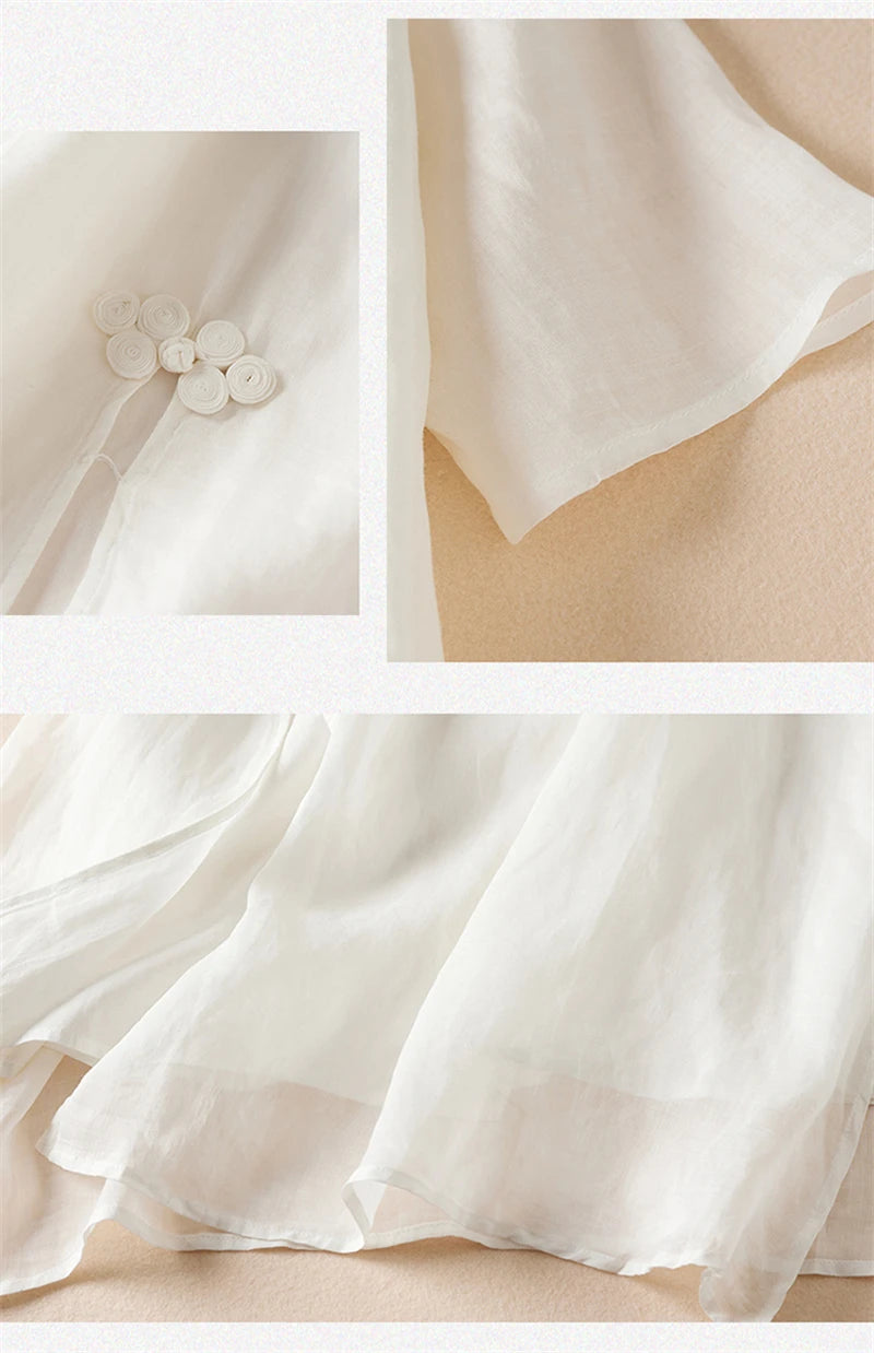 Sommer Druck Vintage Kleider Für Frauen 2025, Neue Casual Lange Dünne Atmungsaktive Kleid Femme Robe Büro Dame Arbeit Elegante Kleidung.