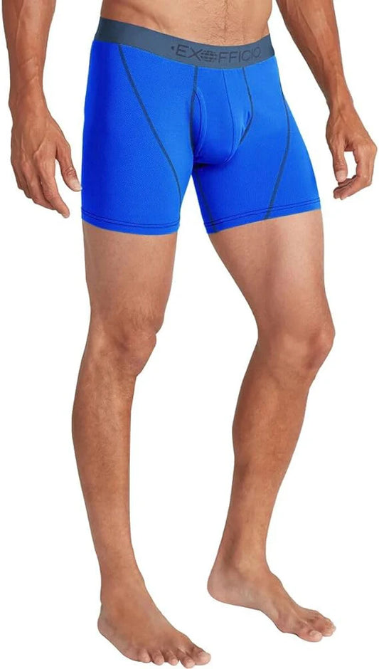 3er-Pack Exofficio Herren-Unterwäsche-Boxershorts mit Fliegen, Herren-Mesh, 15,2 cm, Boxershorts, Unterwäsche, Sport-Boxershorts, leicht, bequem