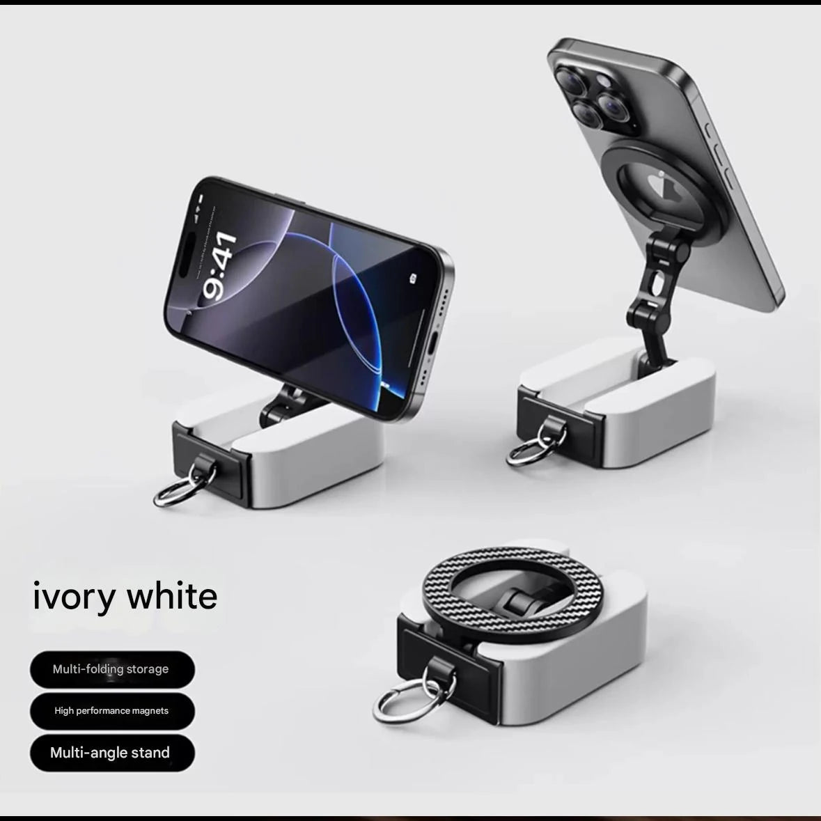 2026 Magnetic Phone Holder Airplane High Speed Rail Stand Portable Desktop Multi functional Travel Fitness Vlog Kitchen Live.