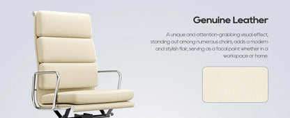 Büro Gasts tuhl gepolsterte Leder bequeme Empfangs stühle mit Rädern verstellbare drehbare rollende Büros tühle