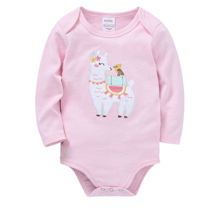 Kavkas Baby Mädchen Kleidung 100% Baumwolle Mädchen lRomper 0-12Months Neugeborenen Kostüm Cartoon Body Overall Für Bebe