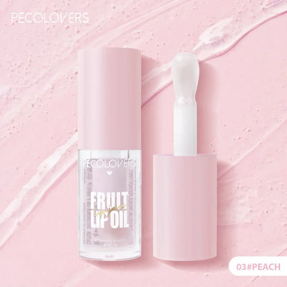 BIG Fruit Lip Oil Lip Enhancer Plumper Big Brush Moisturising Clear Lip Gloss Sexy Lip Makeup Care Cosmetics for Women Girl Lady.