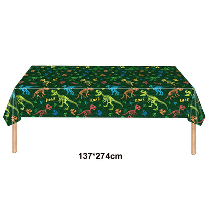 Jurassic Dinosaurier Geburtstagsparty liefert Dinosaurier Einweggeschirr Teller Tasse Serviette für Dinosaurier-Themen Party Kinder Jahre.