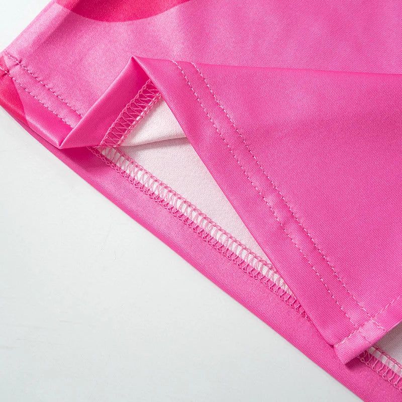 Gedruckt Spaghetti Hot Backless Maxi Kleid Frauen Mode Schlank Elegante Kontrast Patchwork Halter Kleider Herbst Lange DressZ