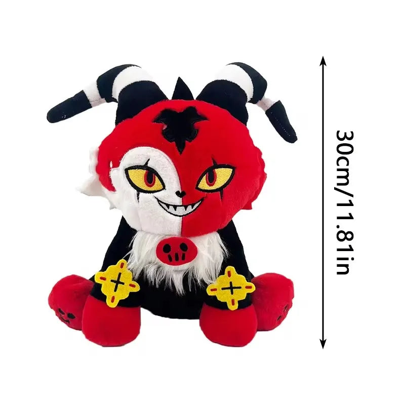 Hot Cat Plush Toy Funny Angel Dust Alastor TV Fans Collecting Gift Cute Cotton Stuffed Plush Doll Kids for Birthday Present.