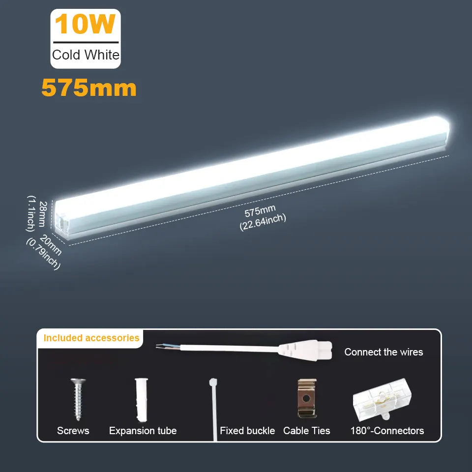 T5 T8 Led Tube Light 220V 110V Wall Lamp Bulb Light 10W  lampa For Home Indoor Kitchen Lighting Garage Light Ceiling Lighting.
