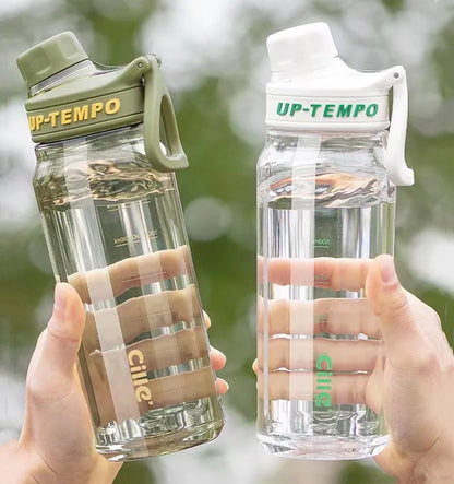 860ML High Quality Tritan Material Water Bottle With Filter Portable Durable Gym Fitness Outdoor Sport Drinking Bottle.