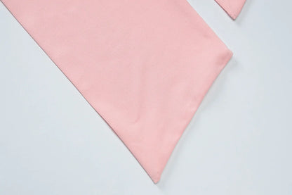 Cryptographic One Shoulder Solid Lace Up Tops Summer Y2K Outfits Sexy Backless Sleeveless Crop Tank Coquette Streetwear Clothes.