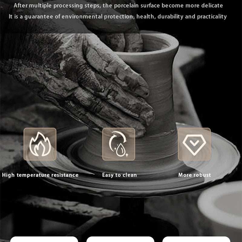 MUVNA Coffee and tea tools Cups 280ml/for Latte,Hot Tea,Cappuccino,Mocha,Cocoa,White/Cup and Saucer Set/Ceramic Latte Coffee Cup.