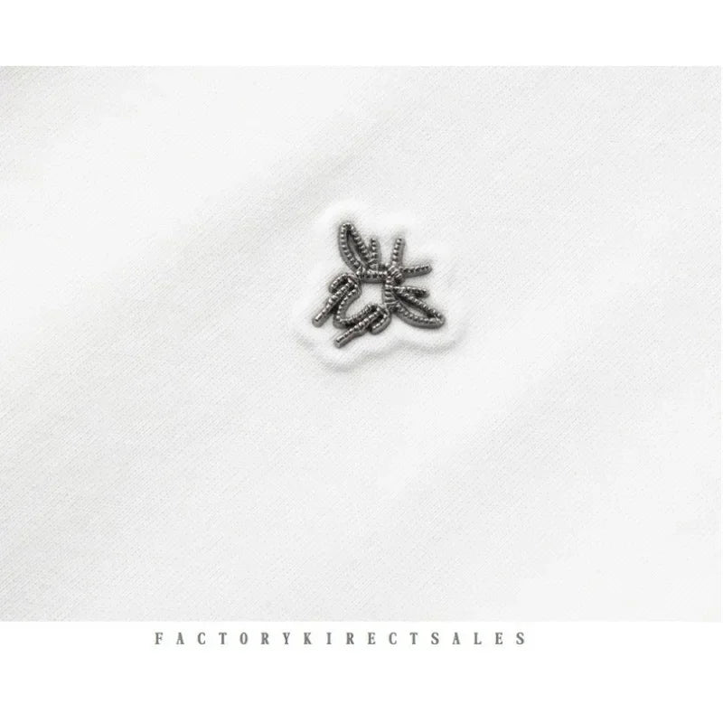 Minglu Spring Autumn Men's Sets Luxury Bee Printed Zipper Sweatshirt Solid Color Leisure Sports Elastic Wasit Pants Man Suits.