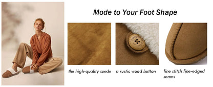 Kidmi Winter Men Plush Slippers Suede Fuzzy Soft Fluffy Collar Lining Men Slippers Indoor Warm Furry Fur House Flat Men Shoes.