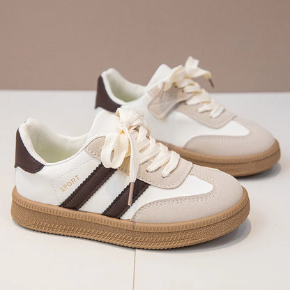 Children Tennis Shoes 2025 New Simple Kids Sneakers for Girls Patchwork Non-slip Boys Causal School Running Sneakers Non-slip.