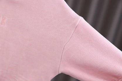 Baby Girls Warm Set Autumn Winter Lining Plush Thick Outfits Kids Cartoon Rabbit Ear Hoodie+Pants 2Pcs Children Casual Clothing.