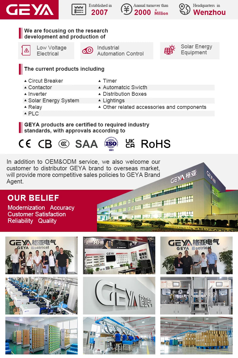 GEYA W2R ATS 110V 220V PC Dual Power Automatischer Transferschalter 63A 100A Haushalts-Stromübertragungsschalter 50/60Hz.