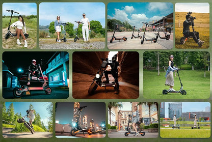 Kukirin A1 Folding Electric Scooter, 800W 48V 13Ah Battery, 10 "Vacuum Tire, 45 km/h Max Speed 45km Range Front & ReverDisc Brake