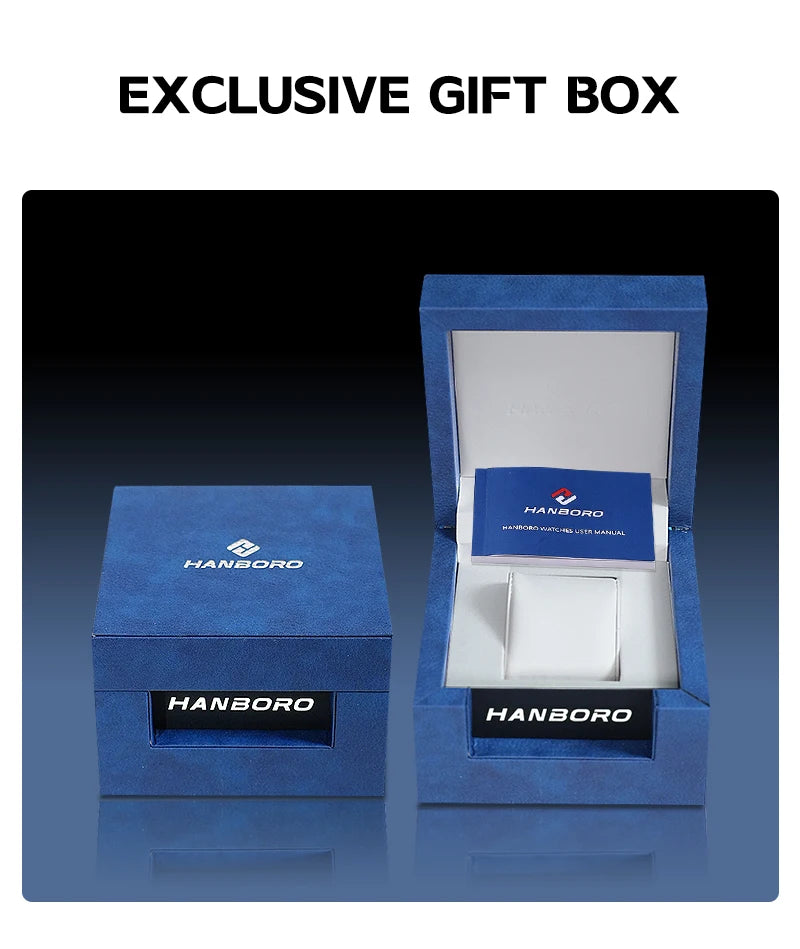 HANBORO men's fully automatic mechanical watch, roulette wheel, roulette wheel, men's watch 1001