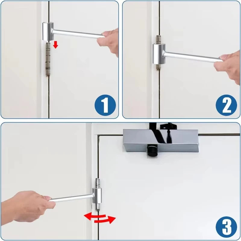 Doppelseitiges Scharnier-Einstellwerkzeug Reparaturschlüssel für Türen Schränke Möbel Haushalt mit Rundbolzen langlebige praktische Handwerkzeuge ideal für Zuhause Werkstatt zeitsparend multifunktional und robust