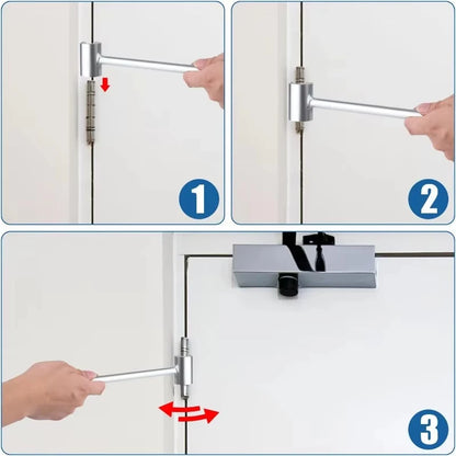 Doppelseitiges Scharnier-Einstellwerkzeug Reparaturschlüssel für Türen Schränke Möbel Haushalt mit Rundbolzen langlebige praktische Handwerkzeuge ideal für Zuhause Werkstatt zeitsparend multifunktional und robust