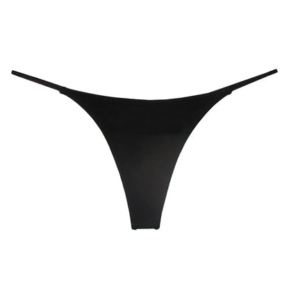 Sexy thong low waist lingerie for women underwear thin belt double layer bikini cotton  panties lenceria femenina tangas mujer.