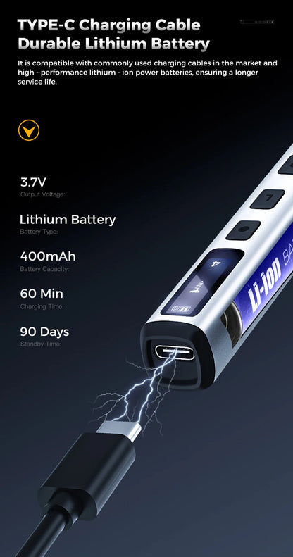 126-in-1-Präzisions-Elektroschrauber-Sets, wiederaufladbares Mini-Set, kabellose kabellose Bits für Xiaomi, Handy, mobiler Laptop, PC