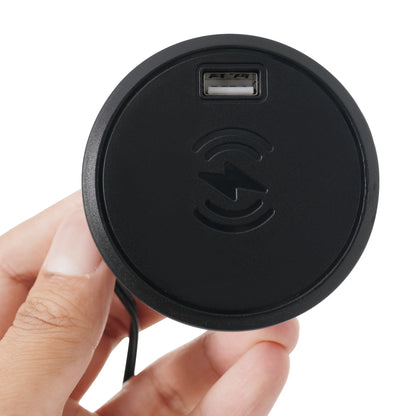 KOMHTOM Doppelbett Polsterbett Grau Baumwolle - Kabelloses Laden USB C, Bettgestell mit Stauraum, Holz-Lattenrost, ohne Matratze