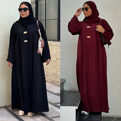 Elegant Dubai Abaya for Women Muslim Dress Ramadan Eid Kebaya Kimono Jalabiya Turkey Kaftan Islam Clothing Caftan Marocain Femme.