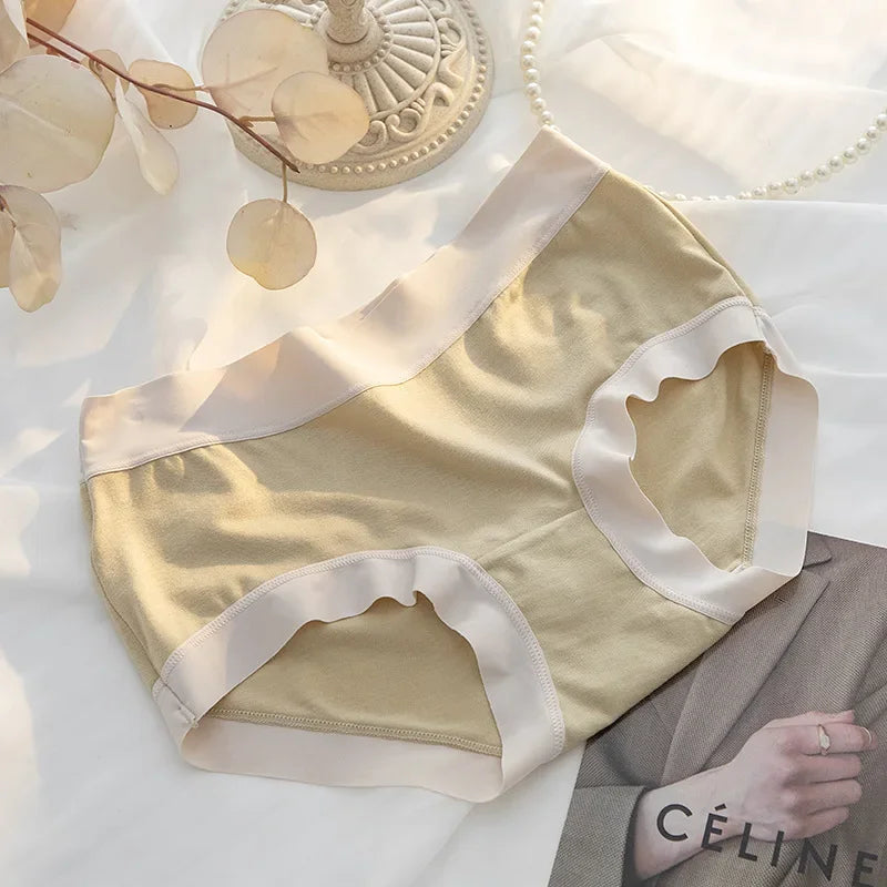 M-XL Women's Modal Panties Seamless Underwear Cotton Breathable Female Underpants Girls Briefs Plus Size Sexy Intimates Lingerie.