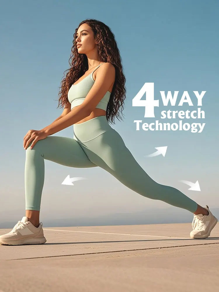 High-Waisted Workout Leggings - 4-Way Stretch, Slim Fit, Butt Lifting & Tummy Control for Gym, Yoga, Running & Daily Wear.