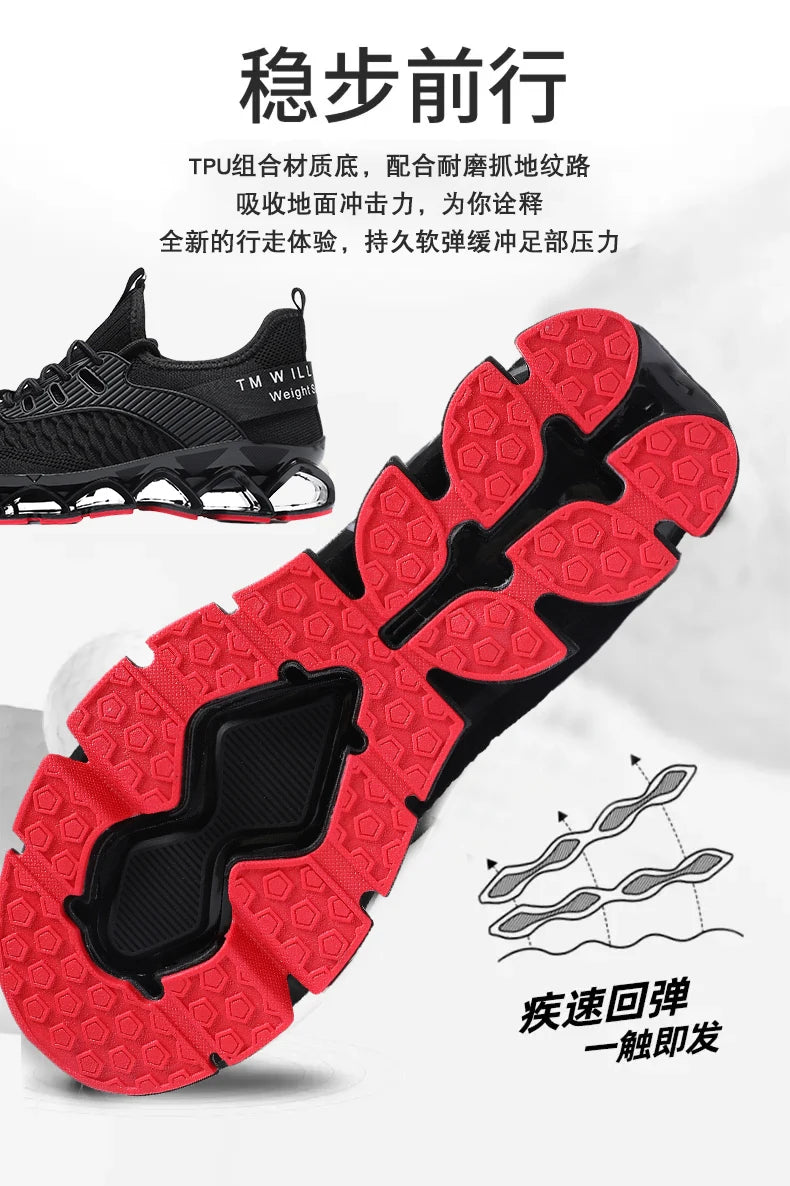 Luxury Men's Sneakers Casual Breathable Running Loafers Fashionable Trainer Race Tenis for Male Comfortable Shoes.