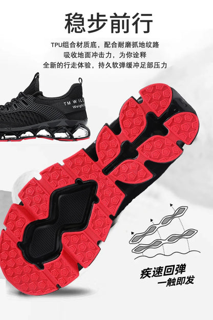 Luxury Men's Sneakers Casual Breathable Running Loafers Fashionable Trainer Race Tenis for Male Comfortable Shoes.