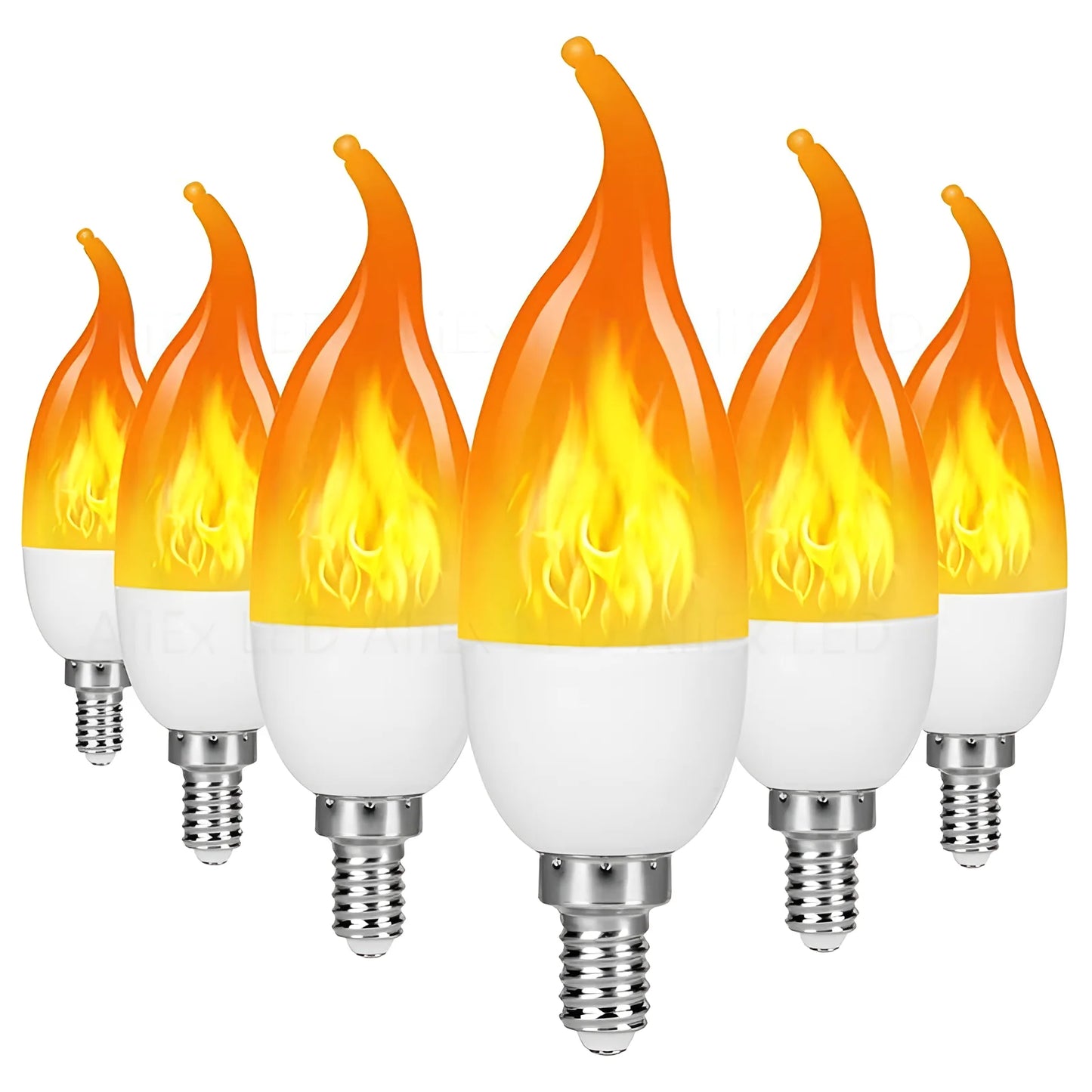 USB LED E27 Flamme Glühbirne Feuer E14 lampe Mais Birne Flackern LED Licht Dynamische Flamme Wirkung 3W 5W 7W 9W 110V-220v für Home Beleuchtung.