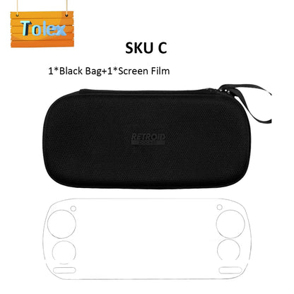 Retroid Pocket 5 Shell Cover and Bag Compatible Handheld Game Console Portable Carry Bag Protected RP5 Suitable in Packed.