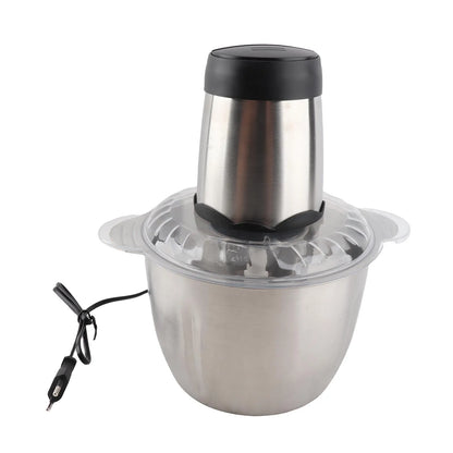 Electric Meat Grinder 3L Large Household Capacity Stainless Steel 2 Gears 300W High Power Kitchen Cooker Blender.