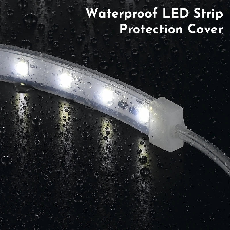 1-10m White/Transparent Neon Silicone Tube LED Rope Lamp Waterproof Diffuser Cover For 8/10/12m RGB Flexible Strip Light Channel.