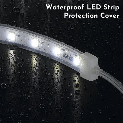 1-10m White/Transparent Neon Silicone Tube LED Rope Lamp Waterproof Diffuser Cover For 8/10/12m RGB Flexible Strip Light Channel.