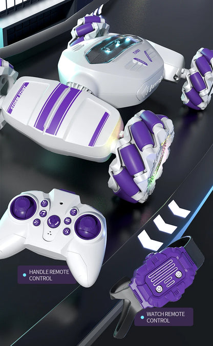 Teeggi S922 2.4G RC Stunt Car 4WD Double Remote Control 360° Degree Rotation RC Off Road Climbing Kids Rc Drift Car Toy for Gift