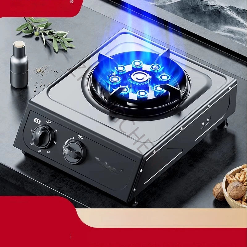 Liquefied Gas Stove Household Flameout Protection Gas Stove Natural Gas Energy-saving Fierce Fire.