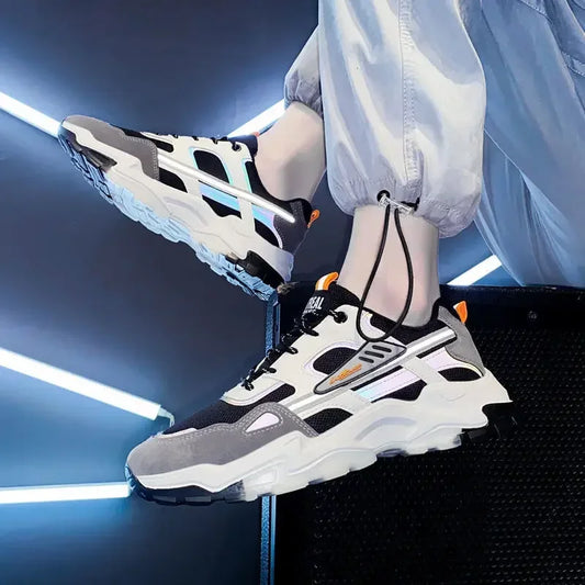 Men's Breathable Mesh Running Sneakers  Running Shoes Outdoor Anti-skid Sports Running Shoes Men Fashion Sports Shoes 2024.