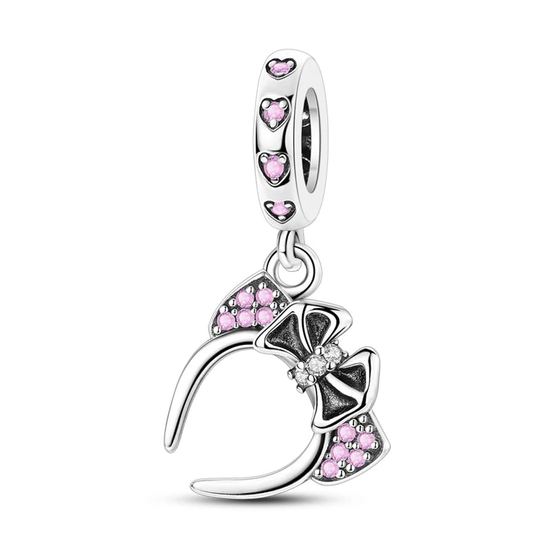 Fit Original Bracelet 925 Silver Butterfly and Sunflower Heart Shape Charms Beads For Women Jewelry Making Fashion Pendant