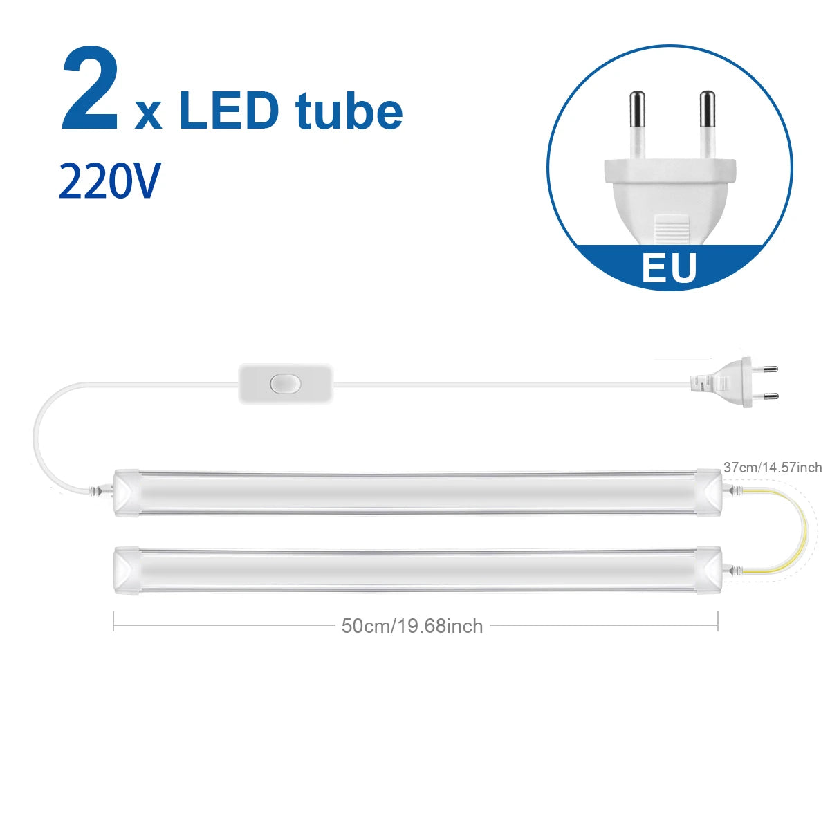 1-2PCS 25W T8 Led Tube Light,High Efficiency Saves 50% Energy Replacement for Fluorescent Tubes,Workshop Warehouse Lighting.