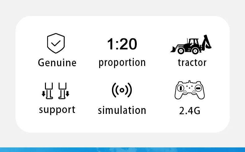 Double E E589 RC Excavator 1/20 2.4G 11CH Remote Control Cars Trucks Backhoe Loader Light Sound Construction Truck JCB Model.