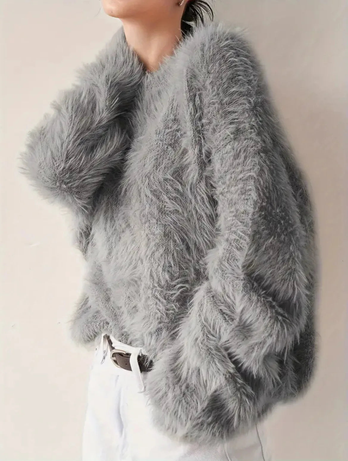 2025 Fashion Women Spring Autumn Knitted Sleeveless O-Neck Loose Pullover Sweater Tops Pull Ladies Winter Turtleneck Sweater.