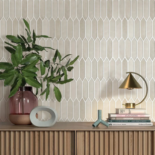 10 Pcs 3D Wall Panels, Peel and Stick Backsplash Tiles, Long Hexagon 3D Decorative Tiles for Interior Decor 30 X 30cm