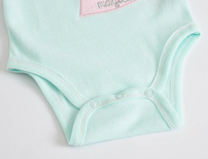 3/6 Stück viel Baby-Kleidung für Mädchen, Gastronomie, Baumwolle, kurzärmelig, Mädchen-Body, 0–12 Monate, Neugeborene, Jungen-Kleidung, Kleinkind.