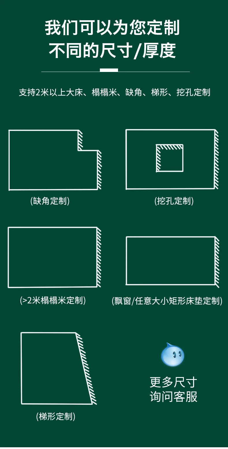 King Latex Queen Matratzen Thailand Material Twin Twin Latex Matratzen Core Sleep Koreanische Colchoneta Möbel für Schlafzimmer