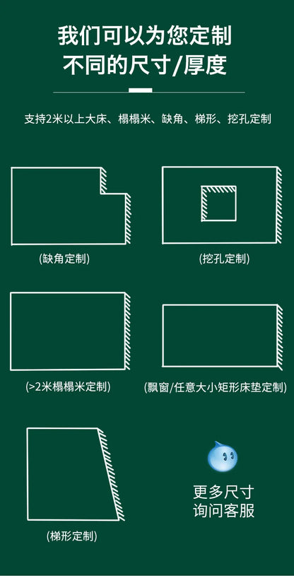 King Latex Queen Matratzen Thailand Material Twin Twin Latex Matratzen Core Sleep Koreanische Colchoneta Möbel für Schlafzimmer