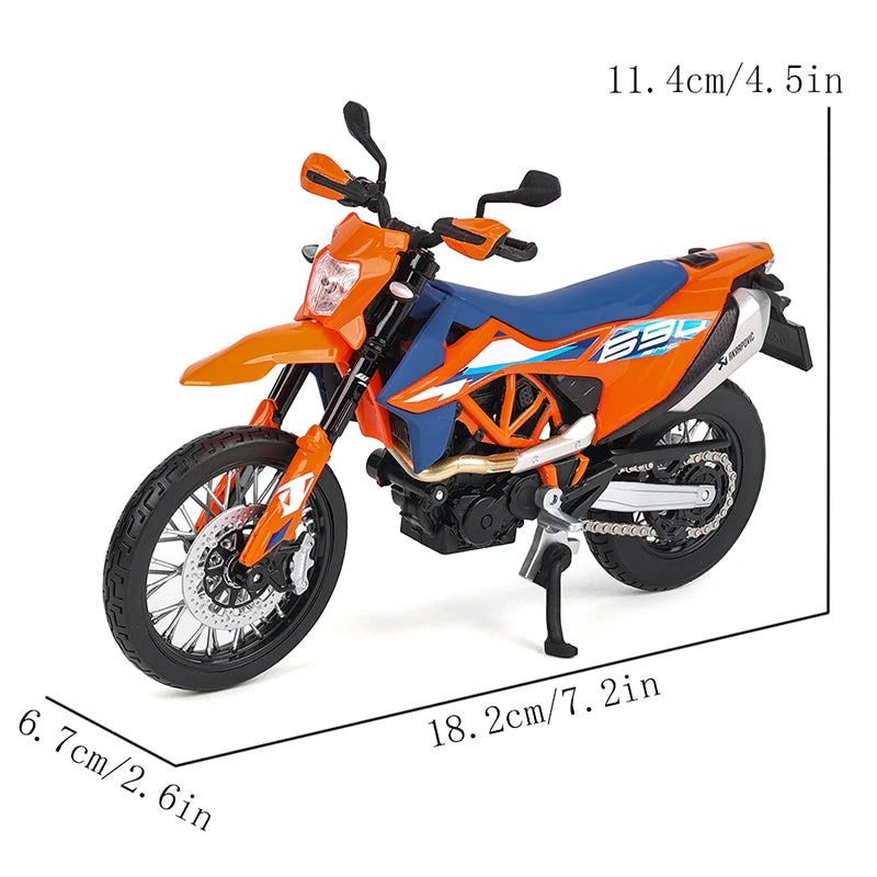 Maisto 1:12 KTM series KTM RC 390 690 DUKE 1290 simulation alloy motocross authorized motorcycle model toy car Collecting gifts.