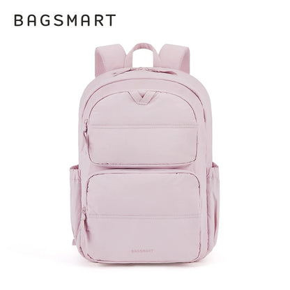 BAGSMART Laptop Backpack Large Capacity Women Casual Travel Bag College School Backpack For Boys Girls.