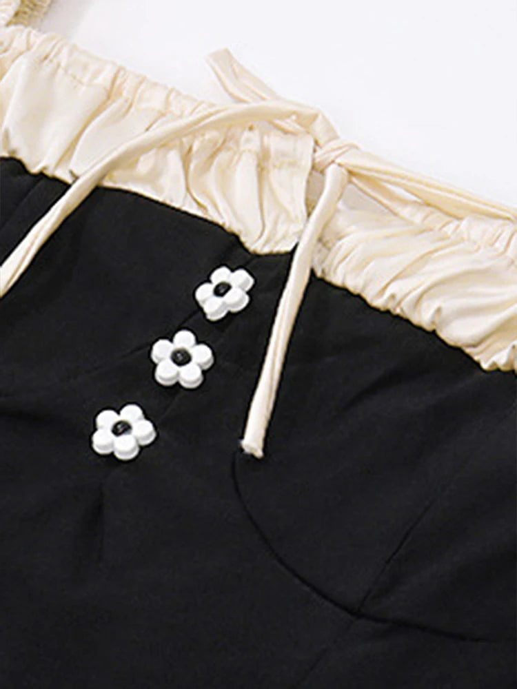 Sexy Mini kleid Frauen Sommer schwarz ärmellose rücken freie Bodycon Mode Knopf Schnürung Tank Kleid lässig Club elegantes Party kleid